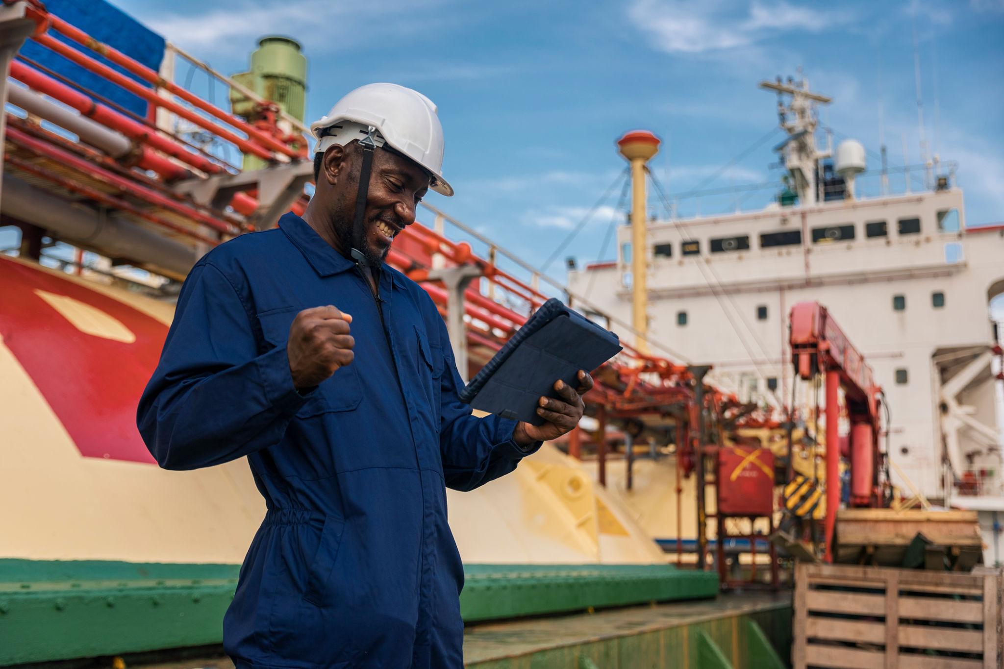 Global crude oil tanker shipping and LNG cargo logistics