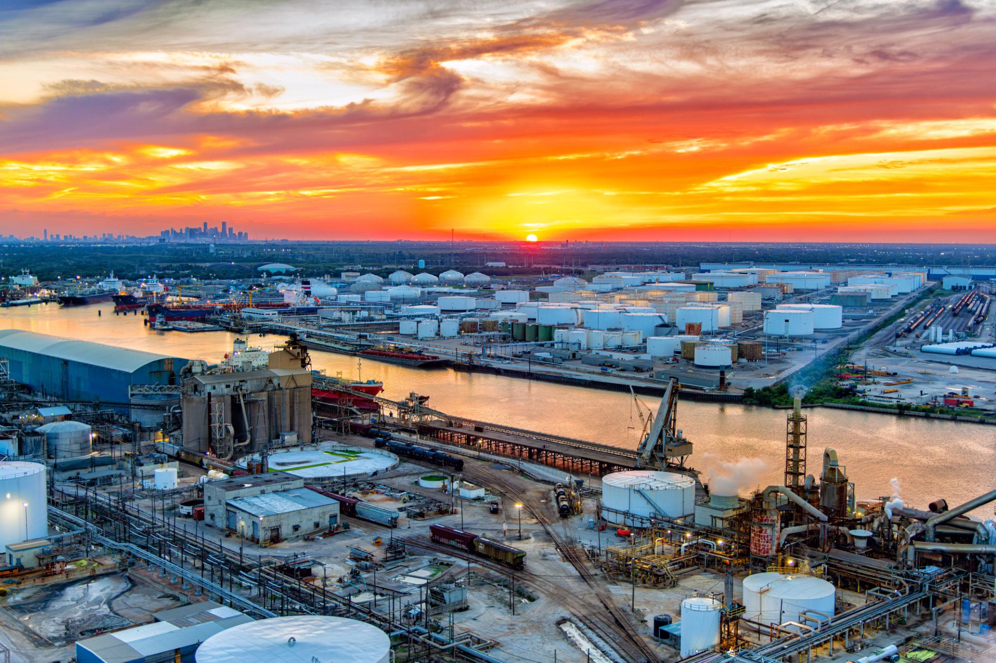 Crude oil terminal Houston